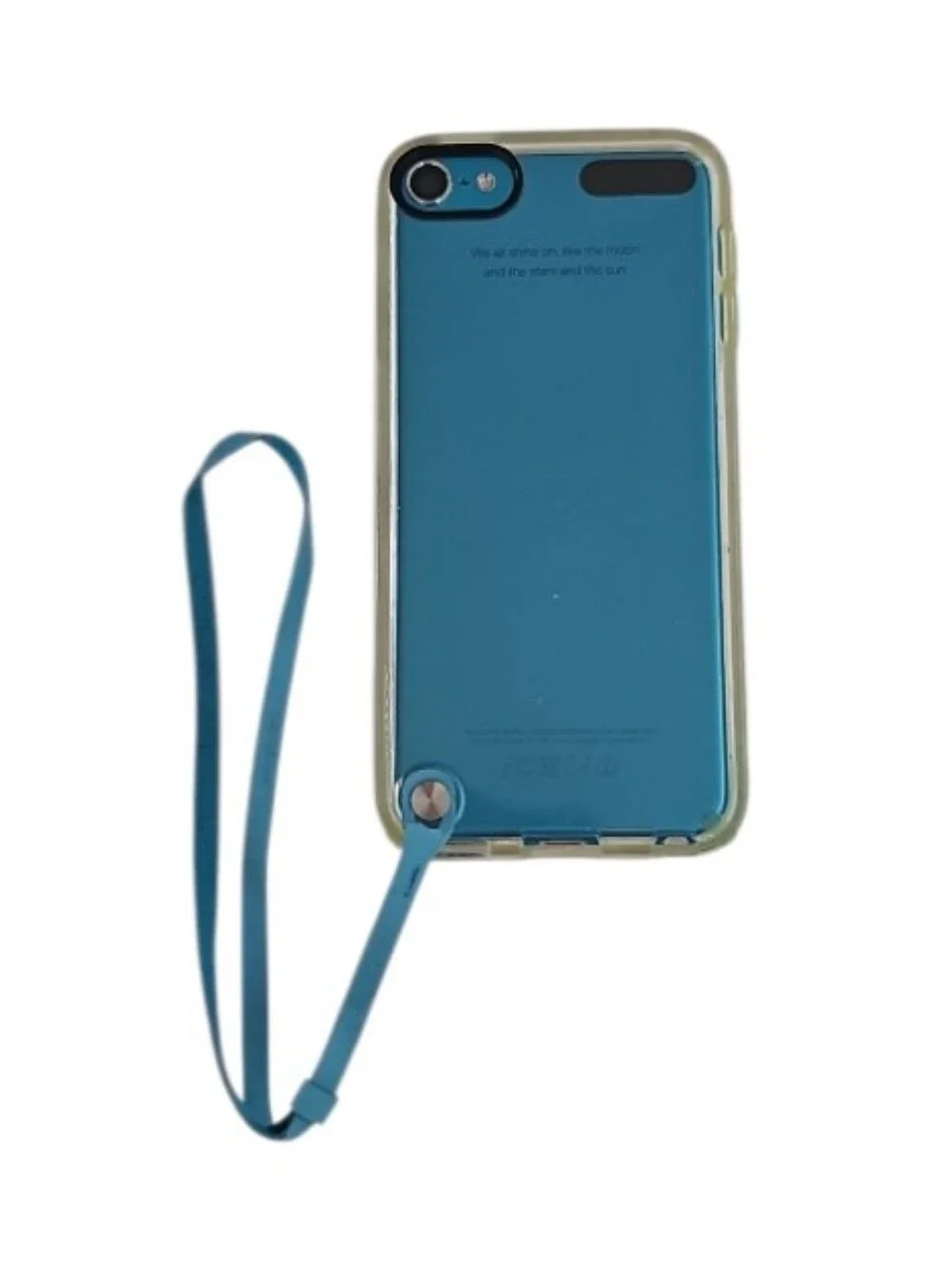 Apple iPod Touch 5th Generation Blue 32GB Bundle Charger Case Strap